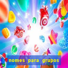 nomes para grupos de loteria no zap